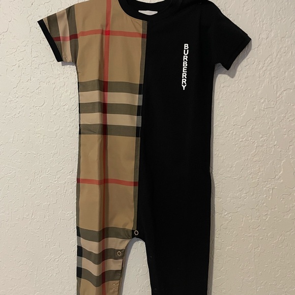 Burberry Black and Tan 18-Month One Piece—Never Worn - Picture 2 of 5